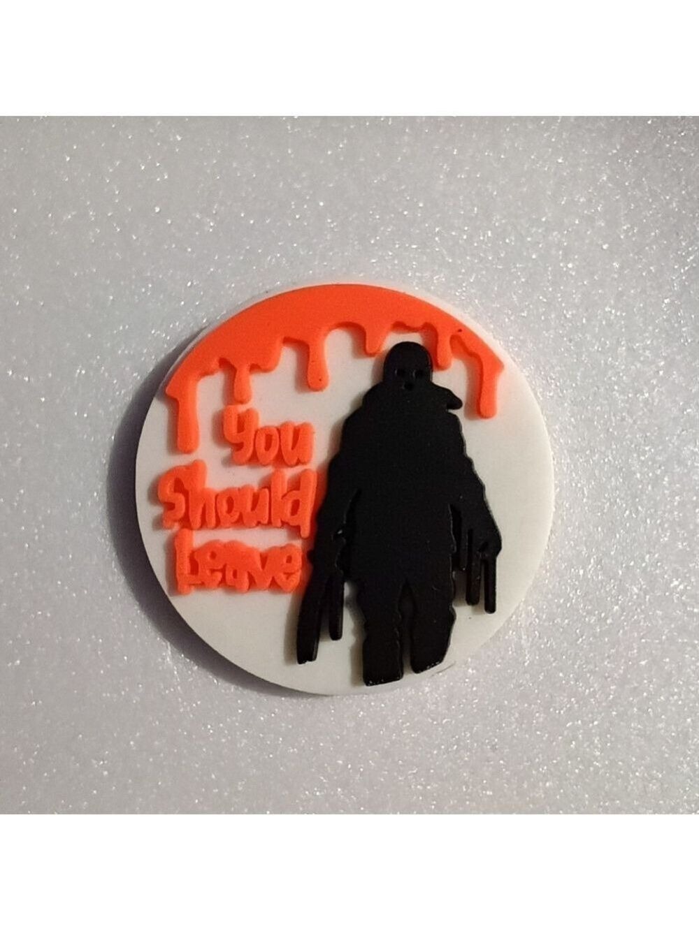 5/$5 Freddy Krueger You Should Leave Croc Shoe Charm Jibbitz